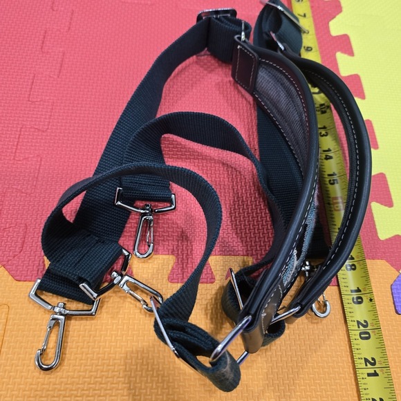 Adjustable Padded Backpack Straps Replacement - Floral Tapestry Design - Swivel - Picture 6 of 14